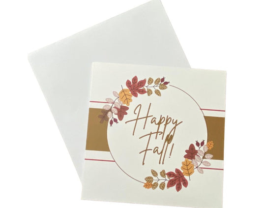 Happy Fall Greeting Card with Envelope